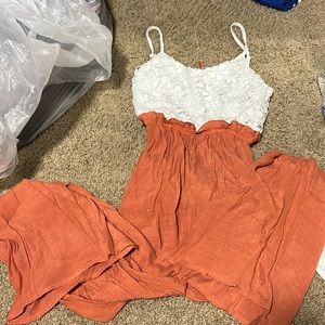 coral/white Xsmall jumper